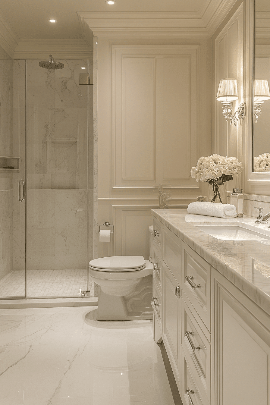 small bathroom interior
