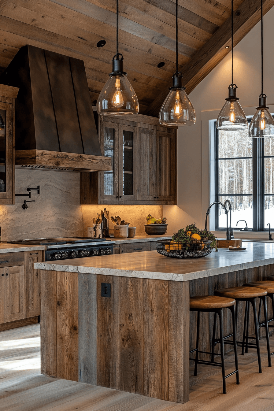 rustic farmhouse kitchen