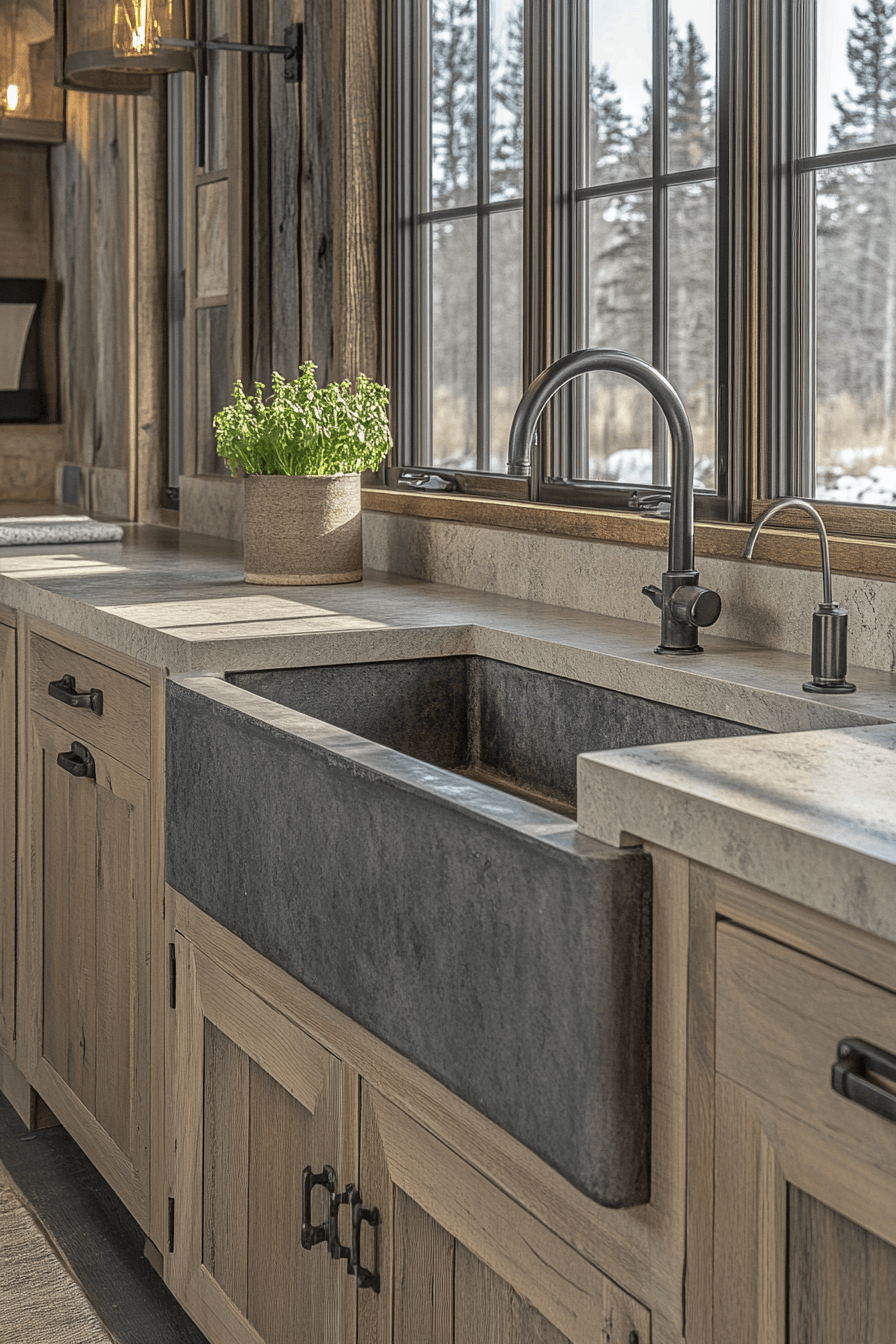 rustic farmhouse kitchen