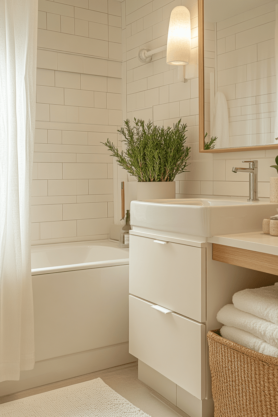 small bathroom interior