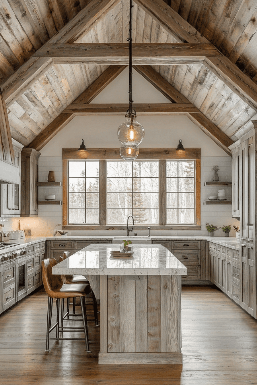 rustic farmhouse kitchen