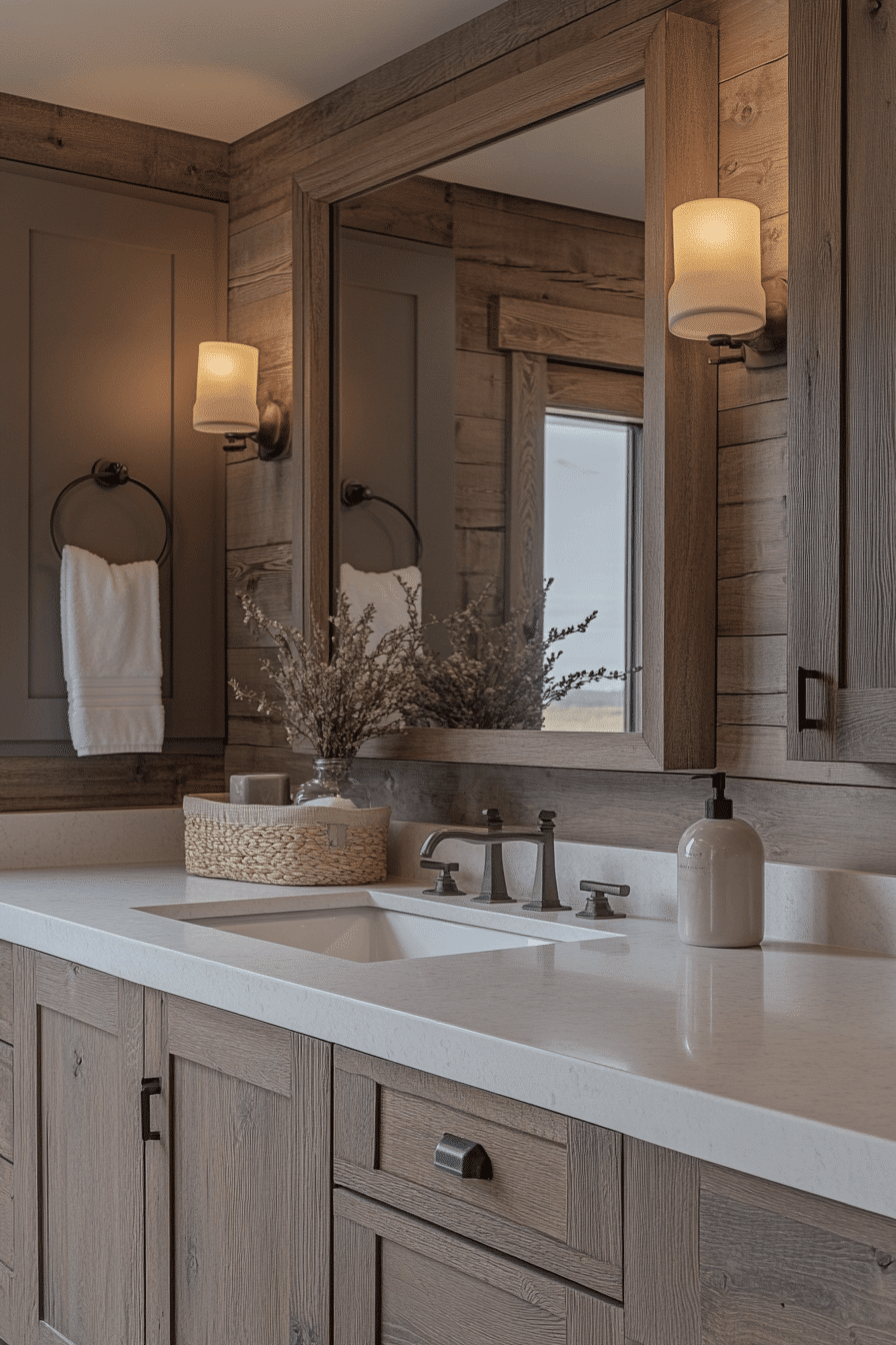rustic bathroom designs