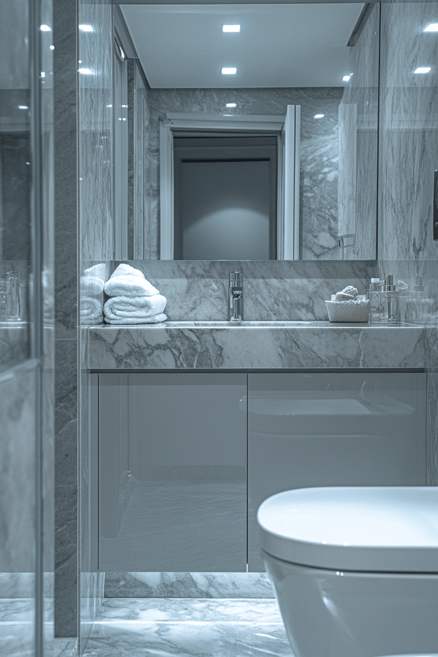 small bathroom interior