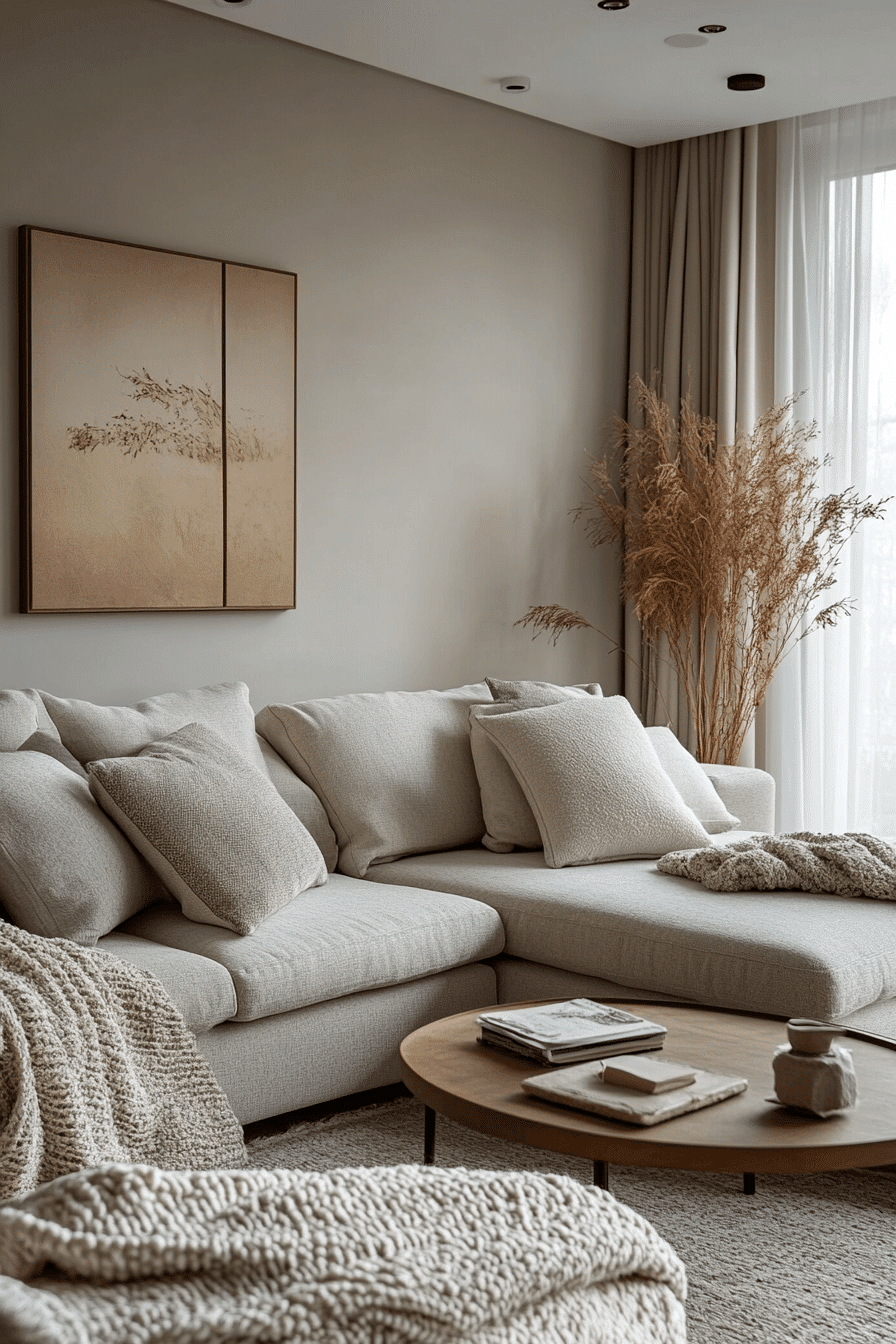 modern minimalist living room