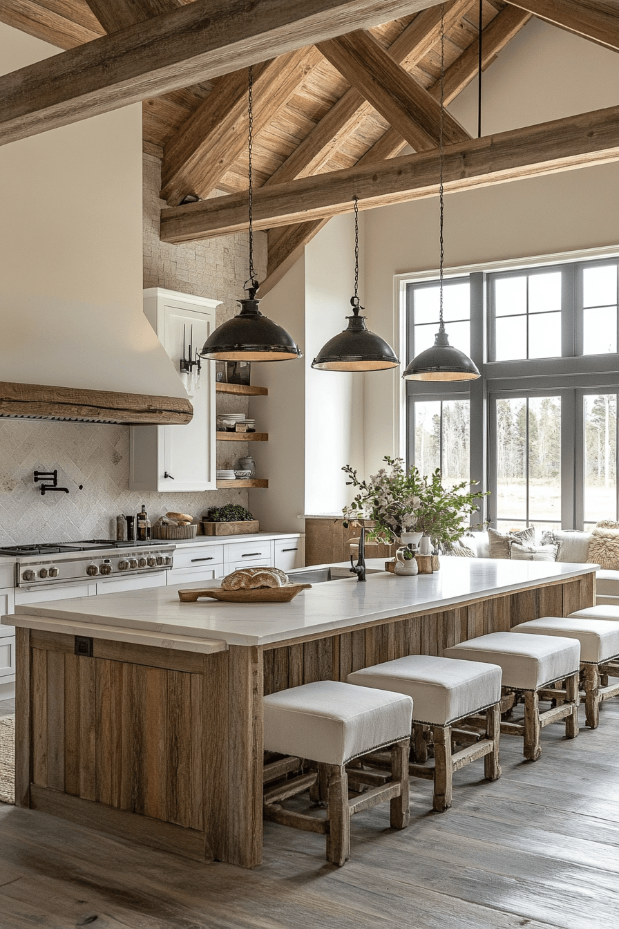 rustic farmhouse kitchen