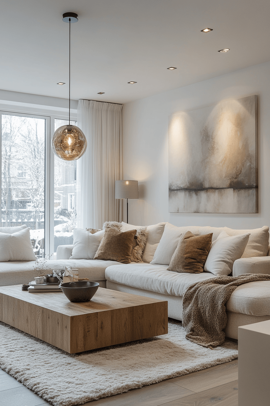 modern minimalist living room