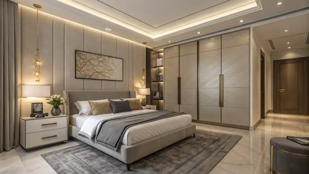 modern bedroom interior