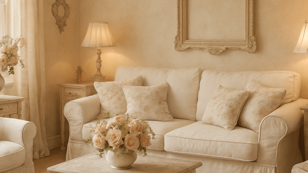 shabby chic living room
