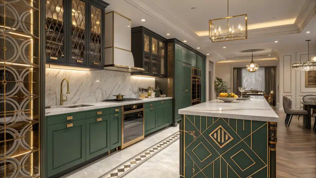 art deco kitchen
