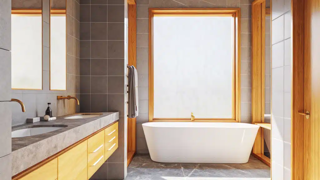 beige bathroom