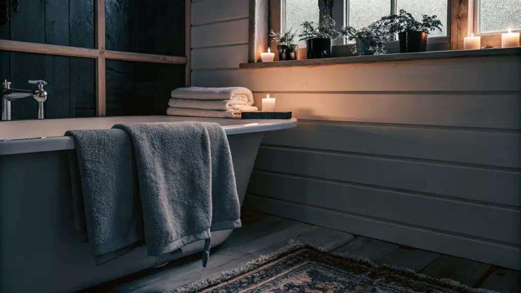 cozy bathroom