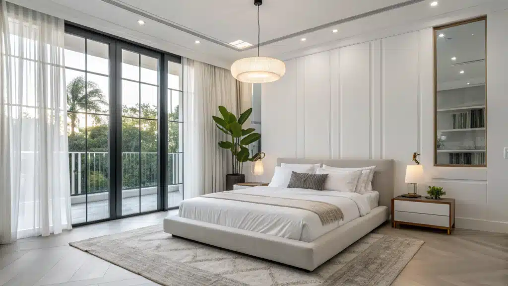 modern minimalist bedroom