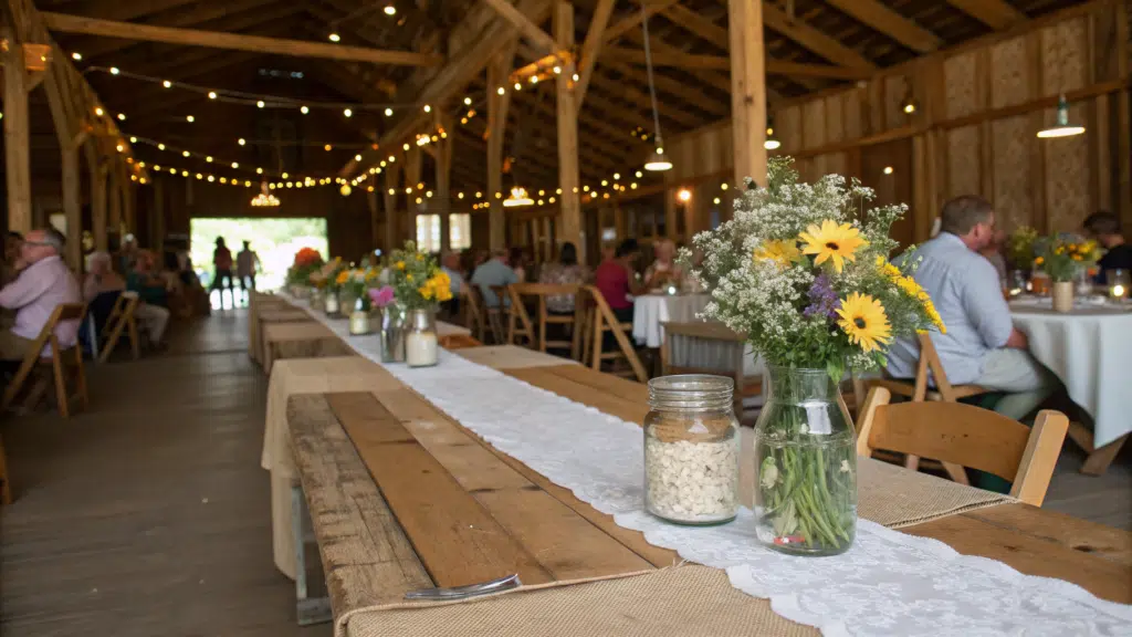 rustic wedding decor
