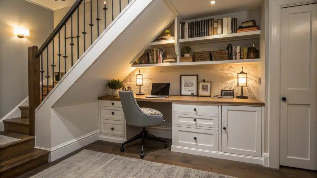 under stairs nook