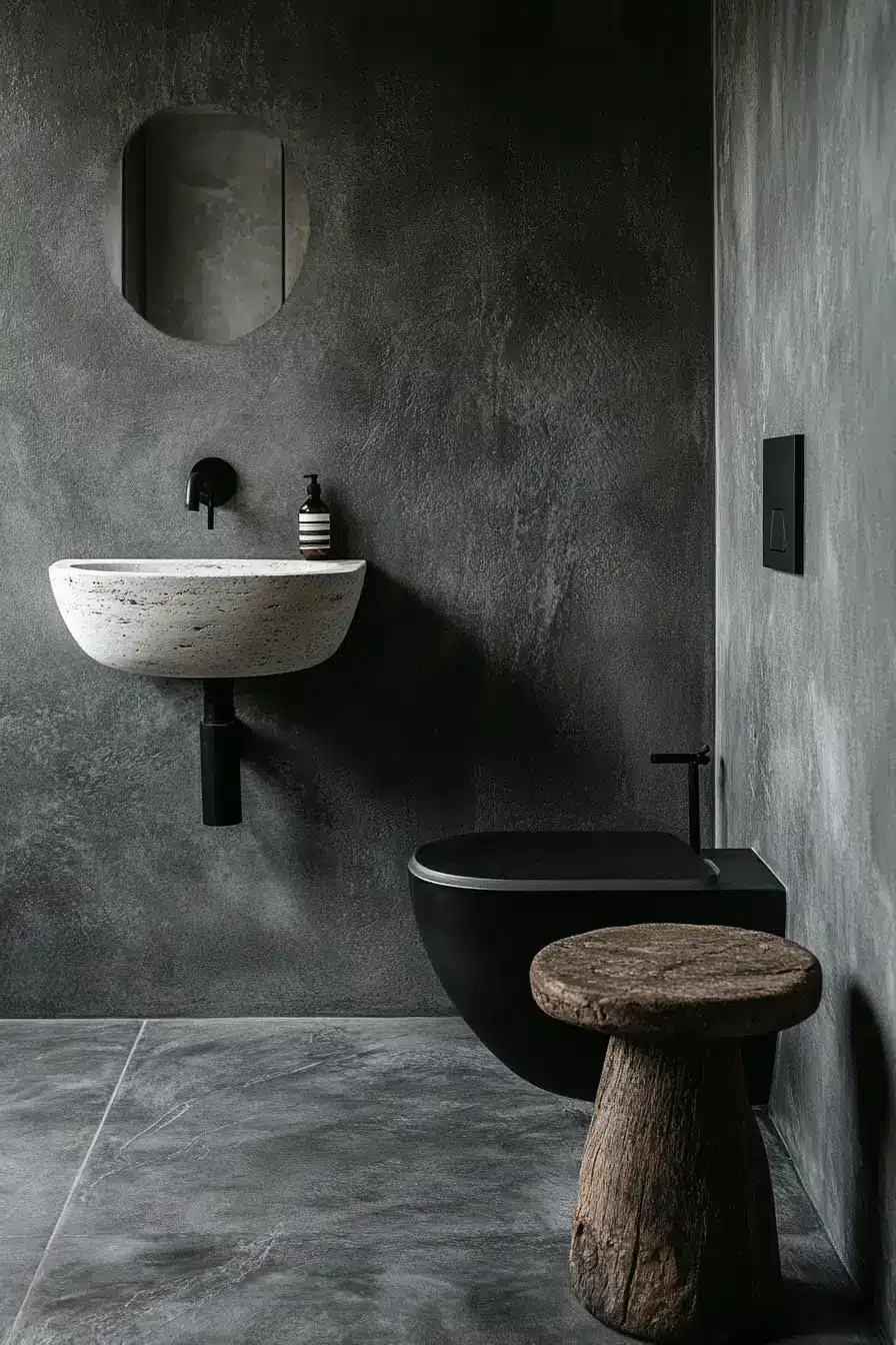 grey bathroom