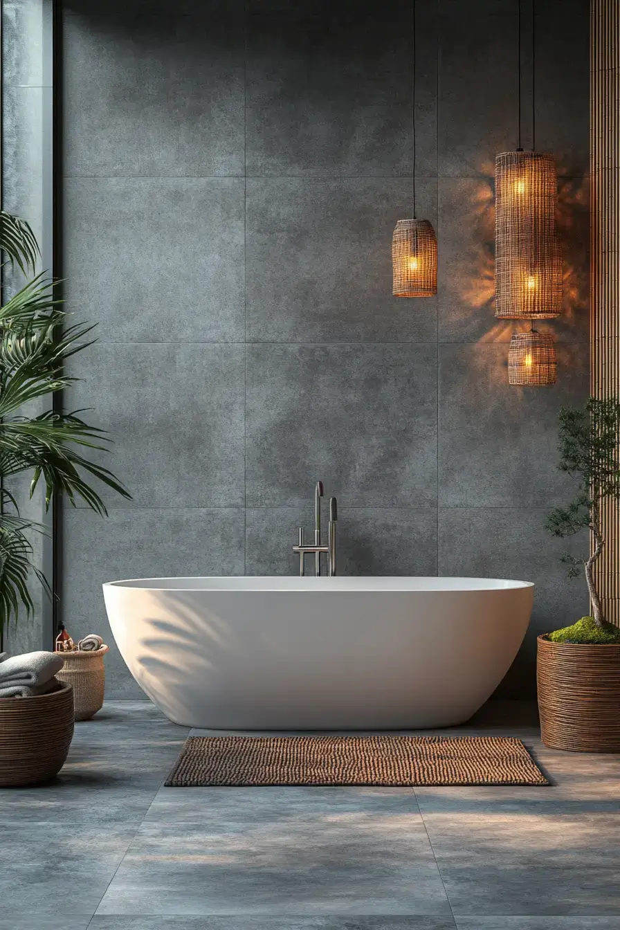 grey bathroom