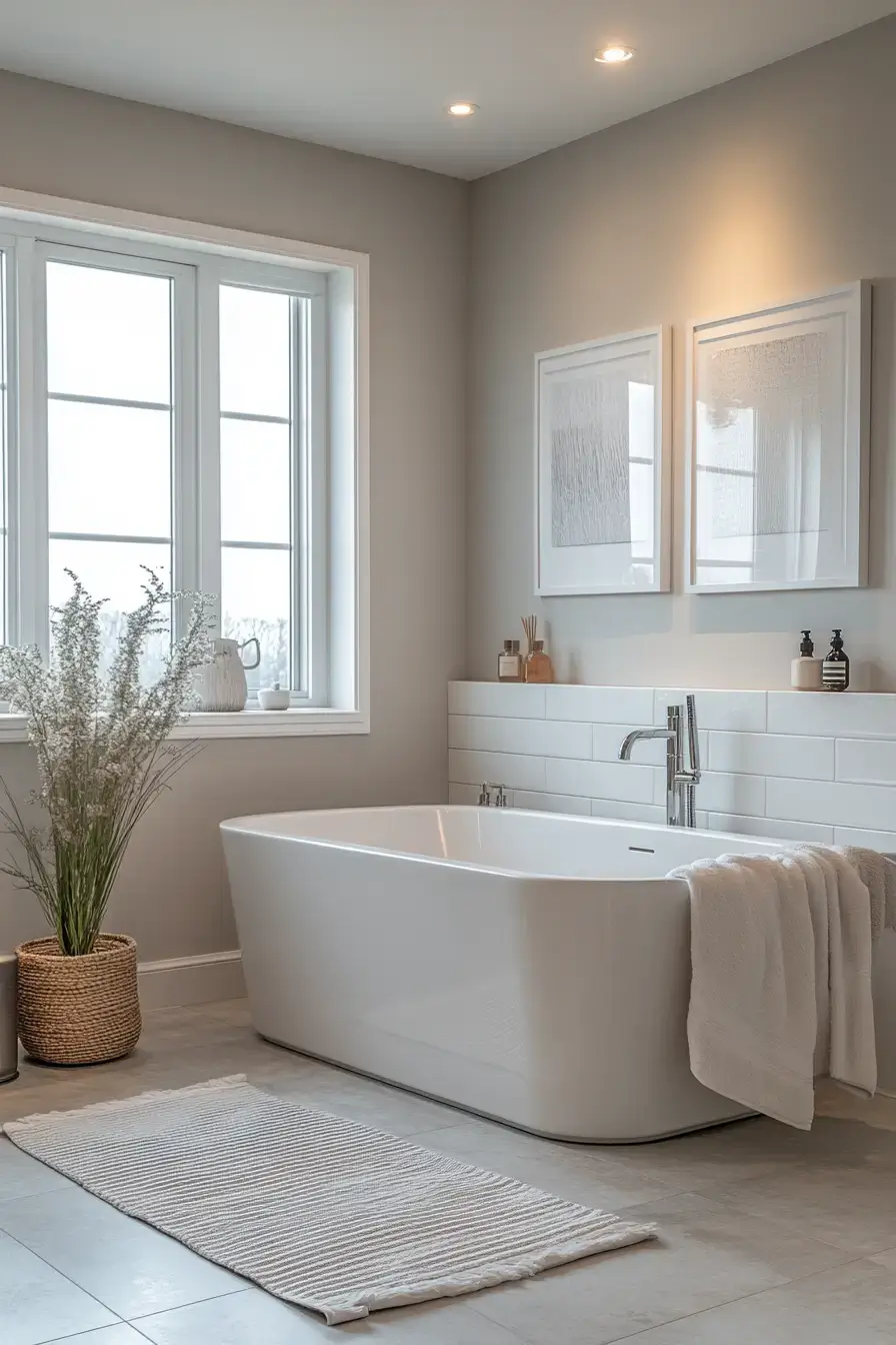 Scandinavian bathroom