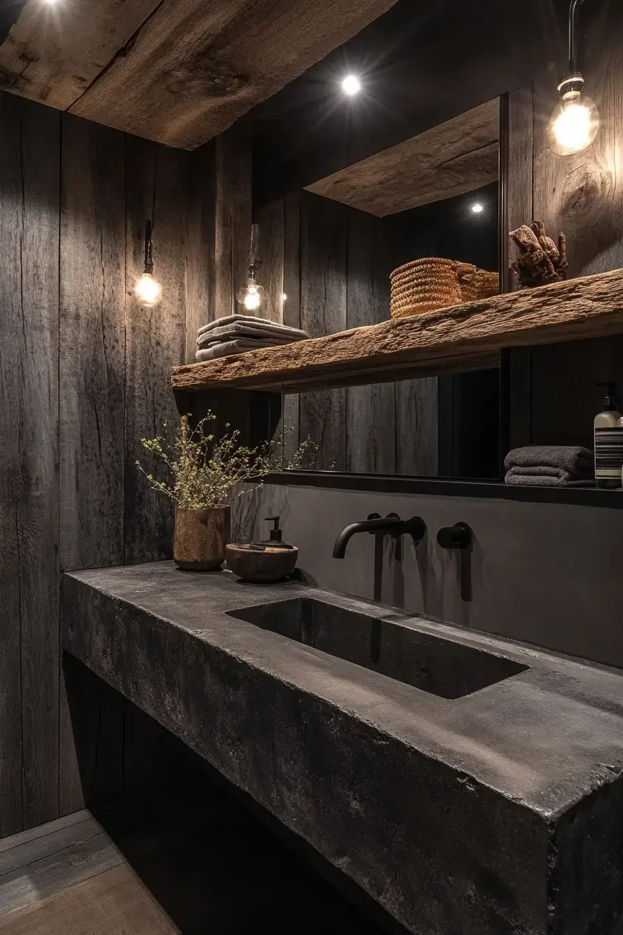 grey bathroom