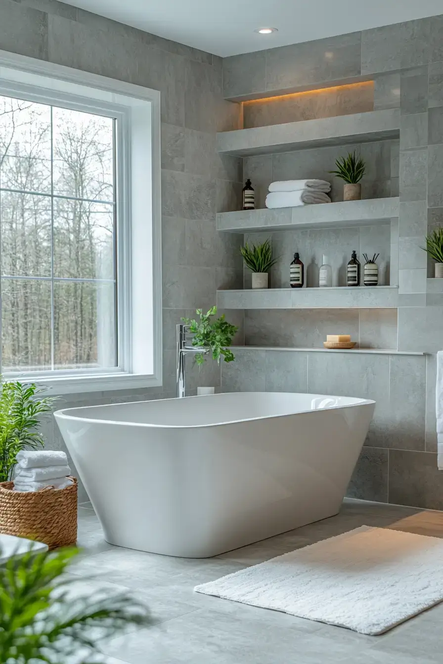 grey bathroom