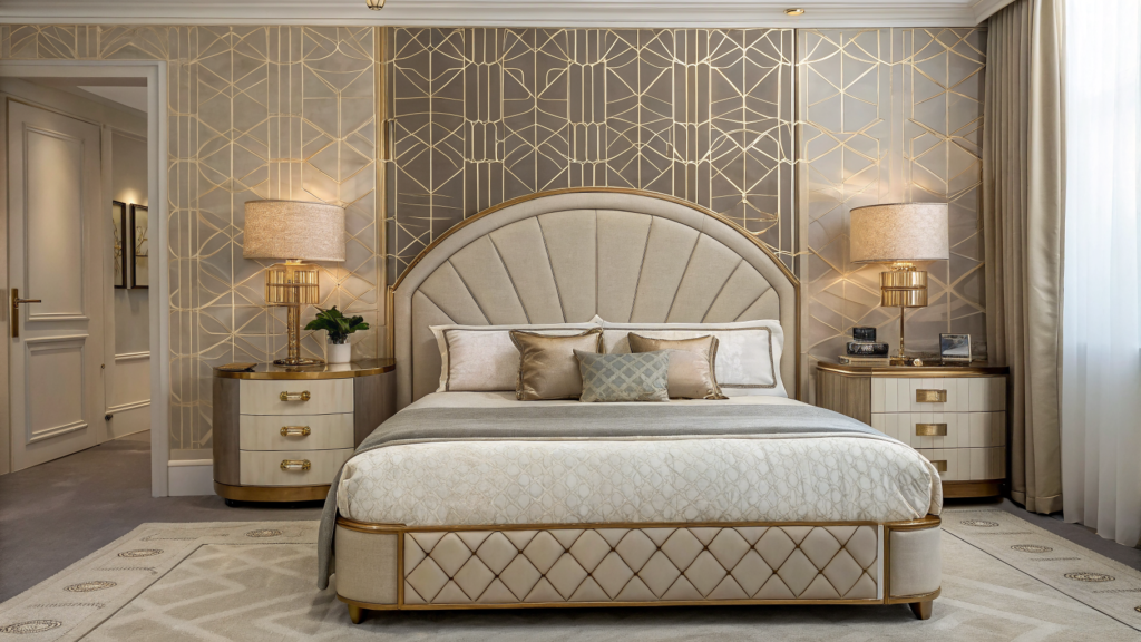 art deco bedroom