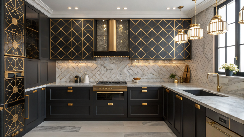 art deco kitchen