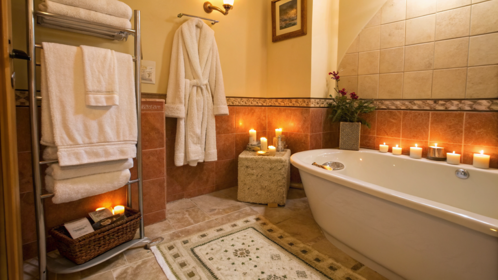 cozy bathroom