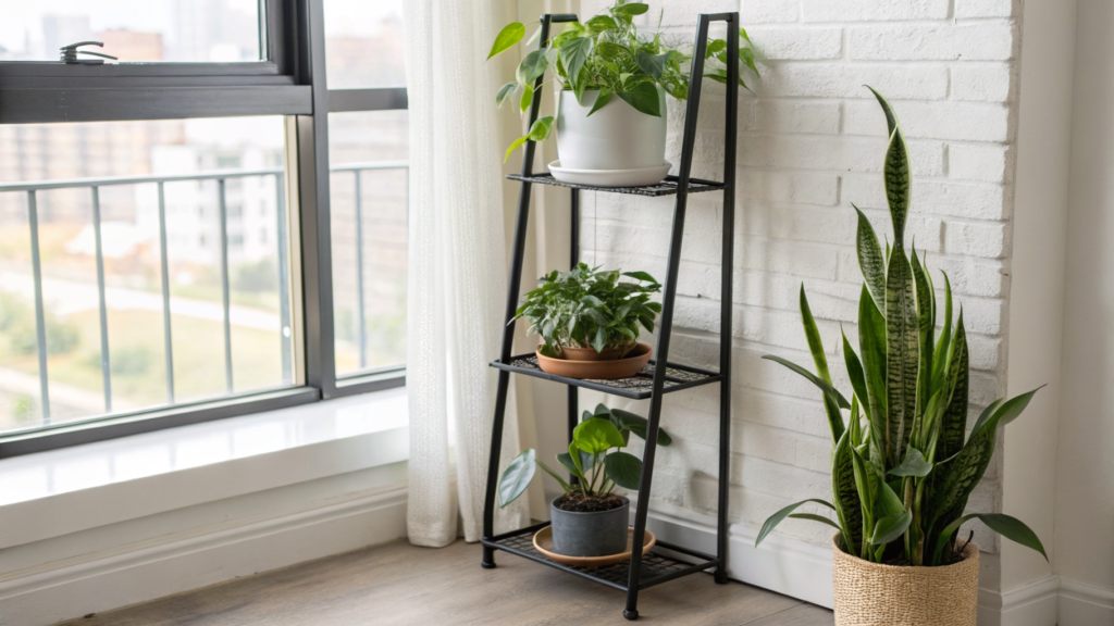 metal plant stand