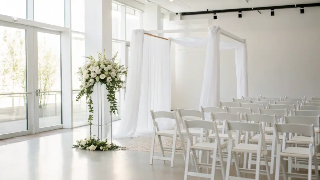 minimalist wedding