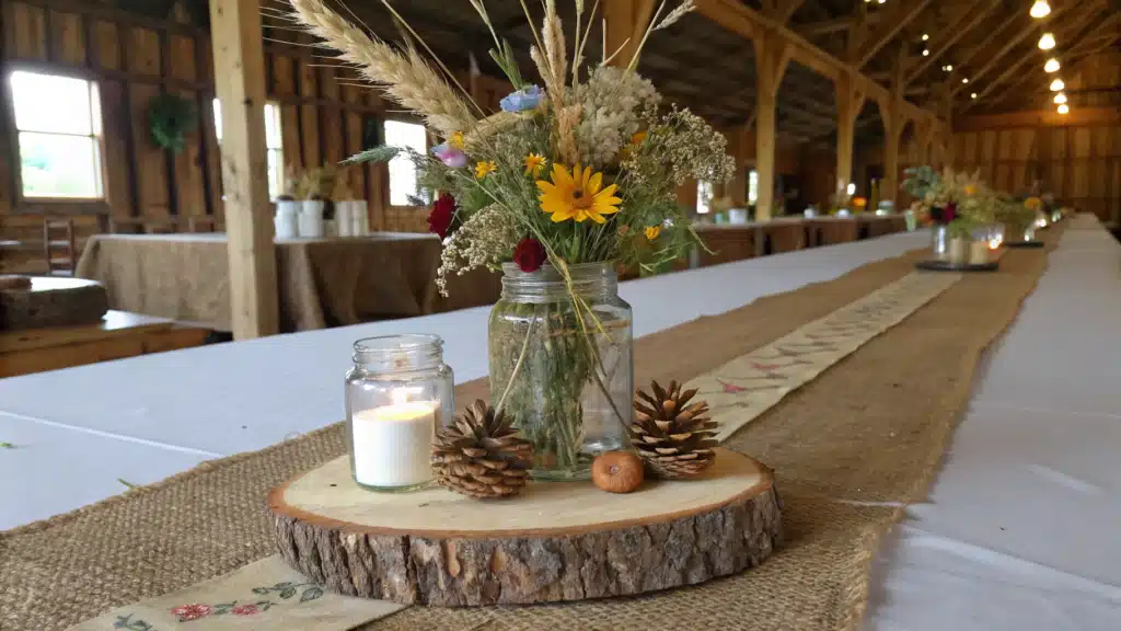 rustic wedding centerpieces