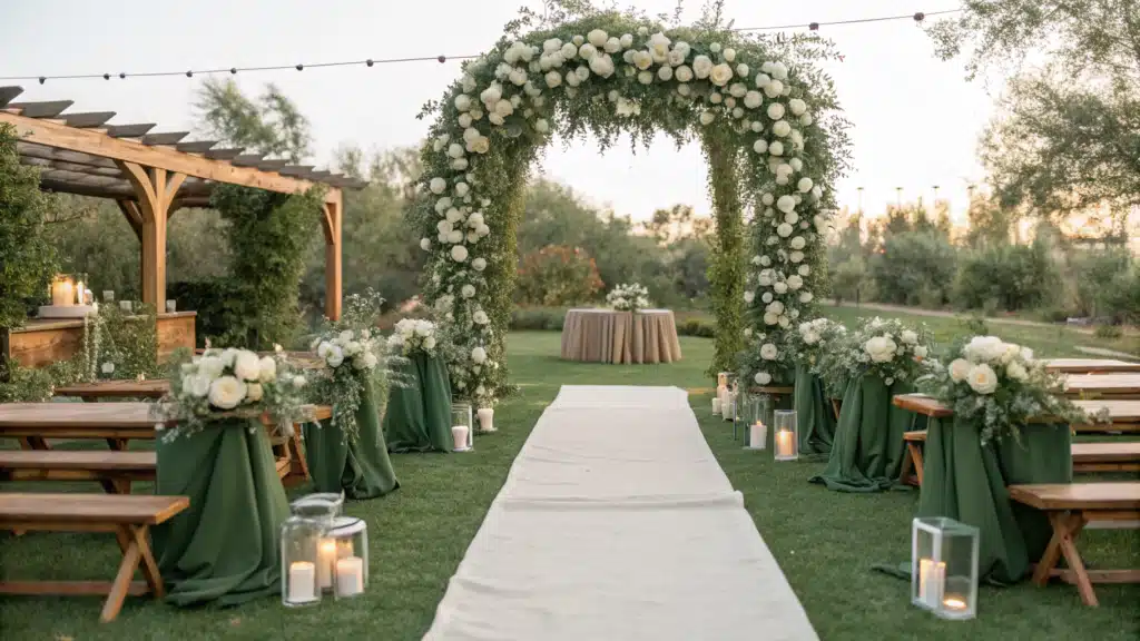 sage green wedding