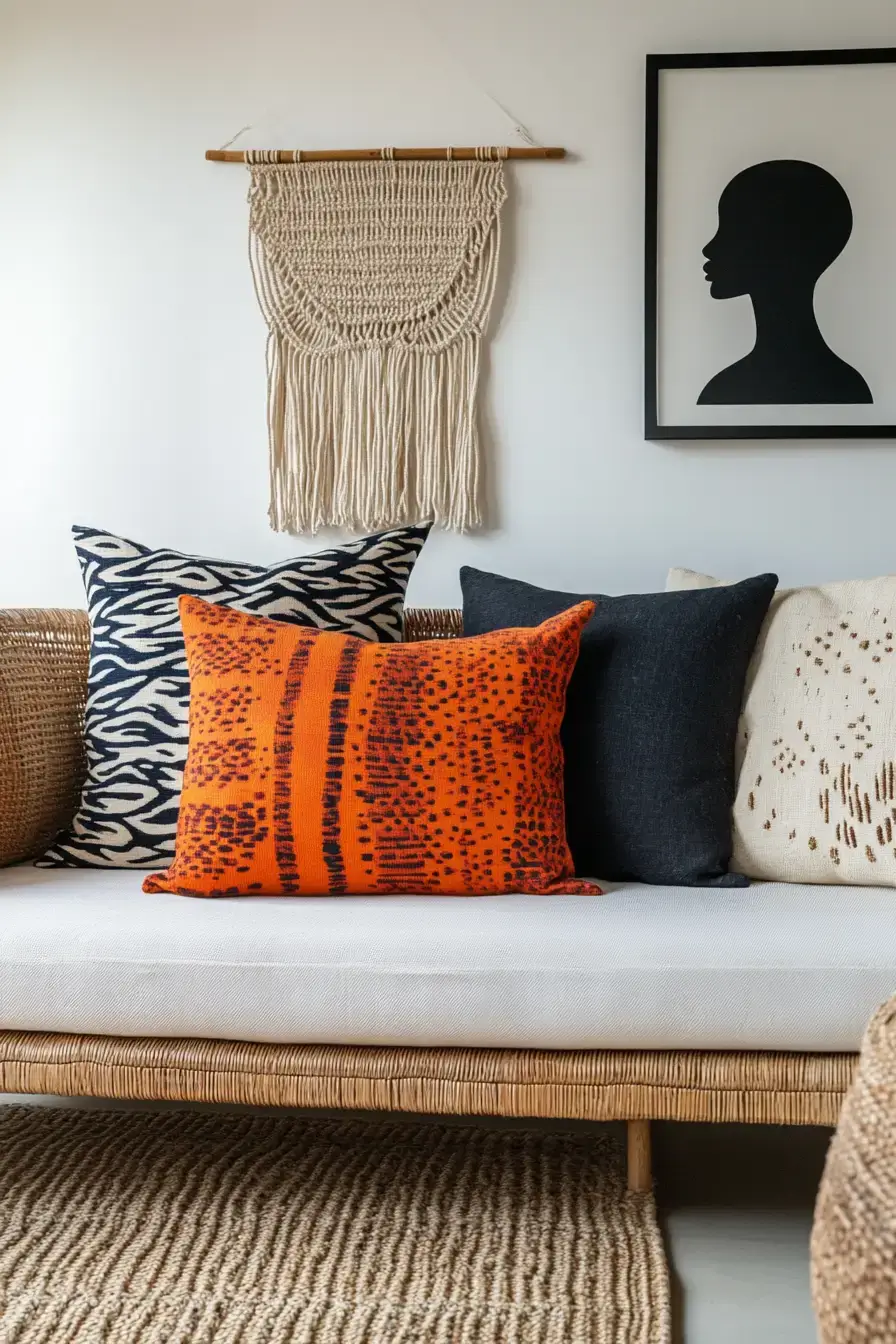 afro bohemian style decor