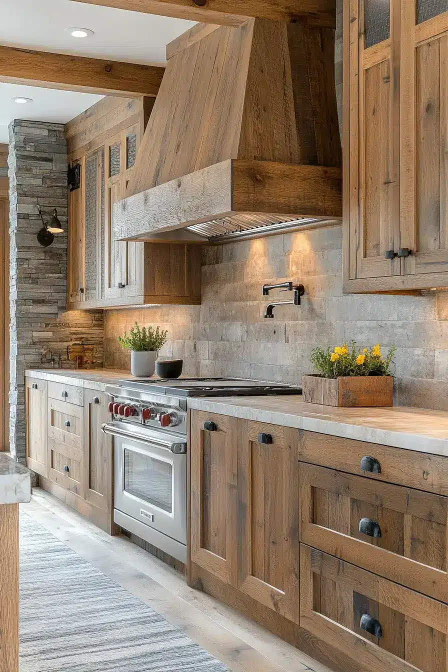rustic kitchen cabinets