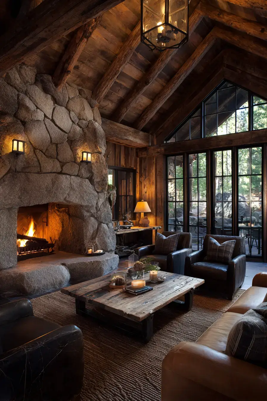 rustic living room ideas