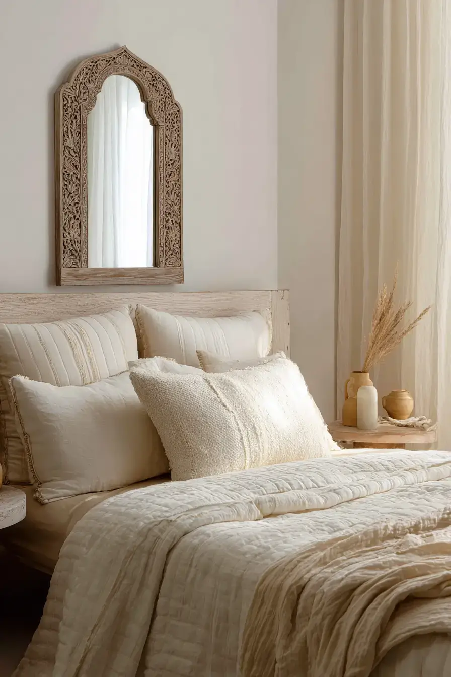 minimalist boho bedrooms