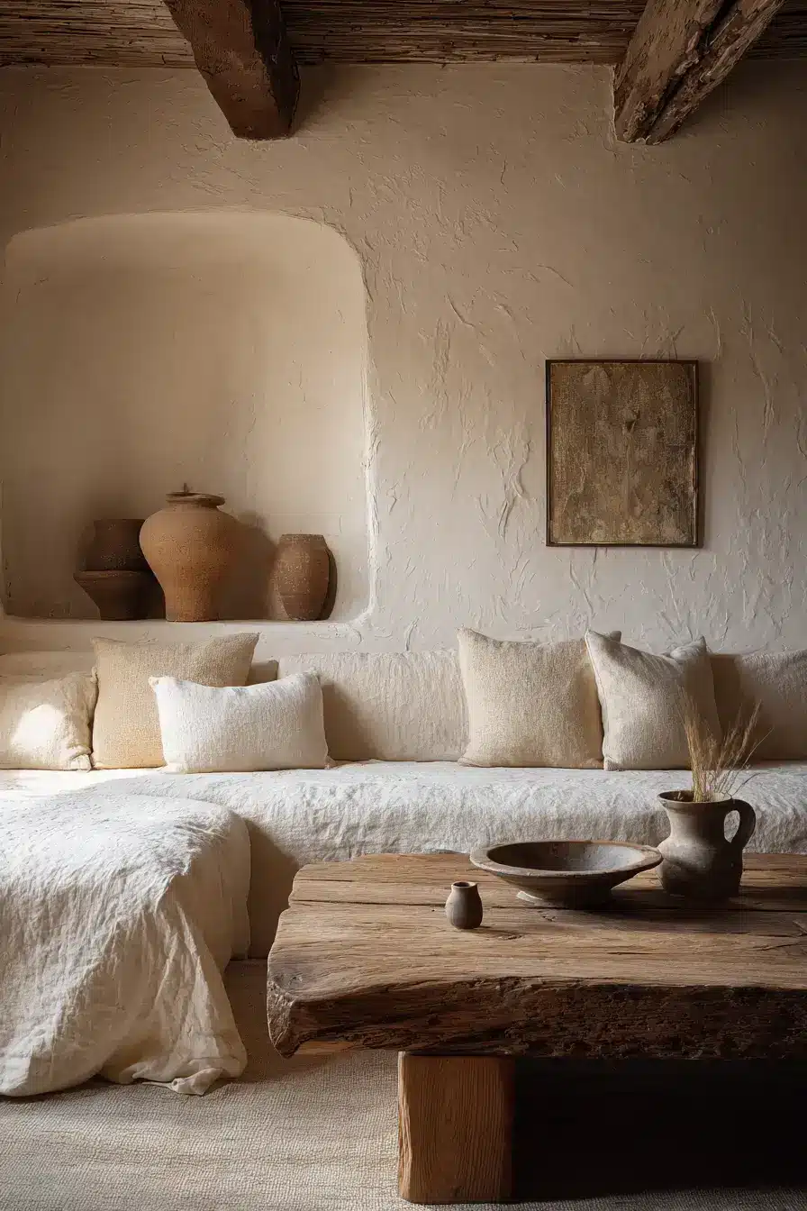 cozy minimalist living room