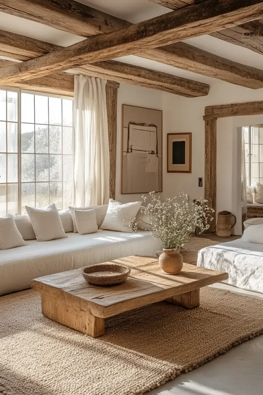 rustic living room decor