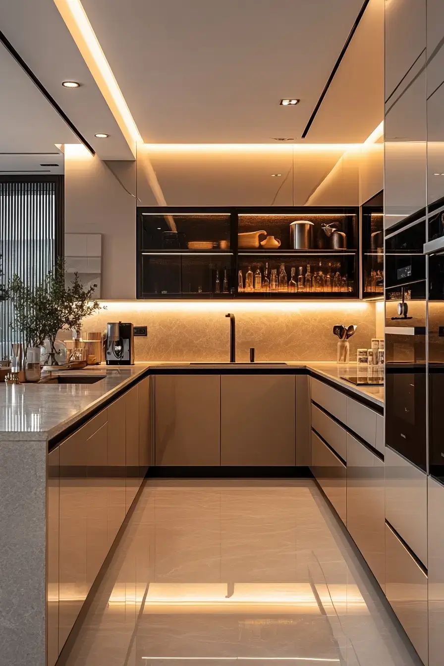 beige kitchen