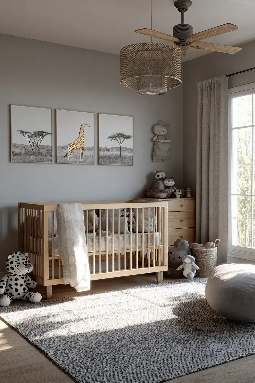 safari baby room