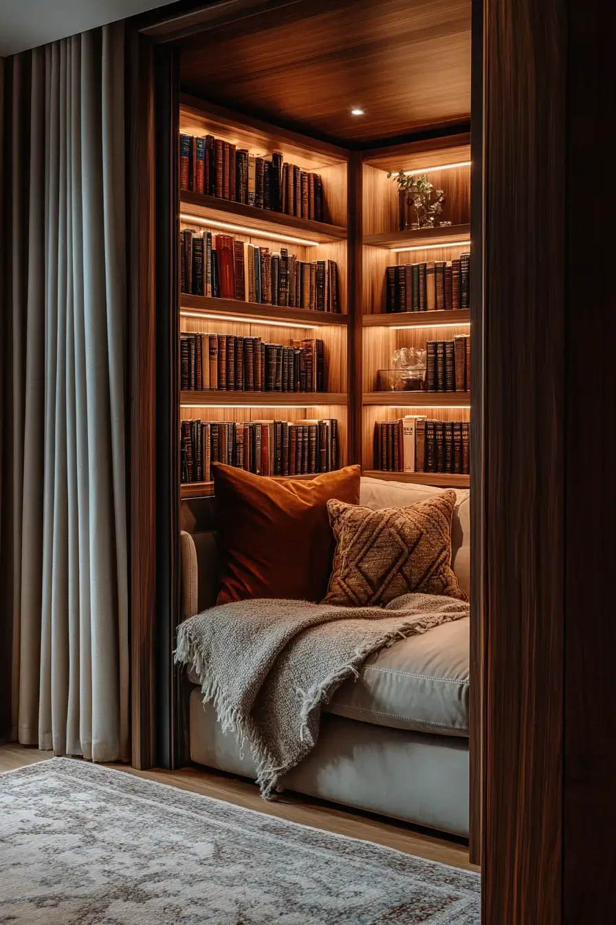 cozy home library