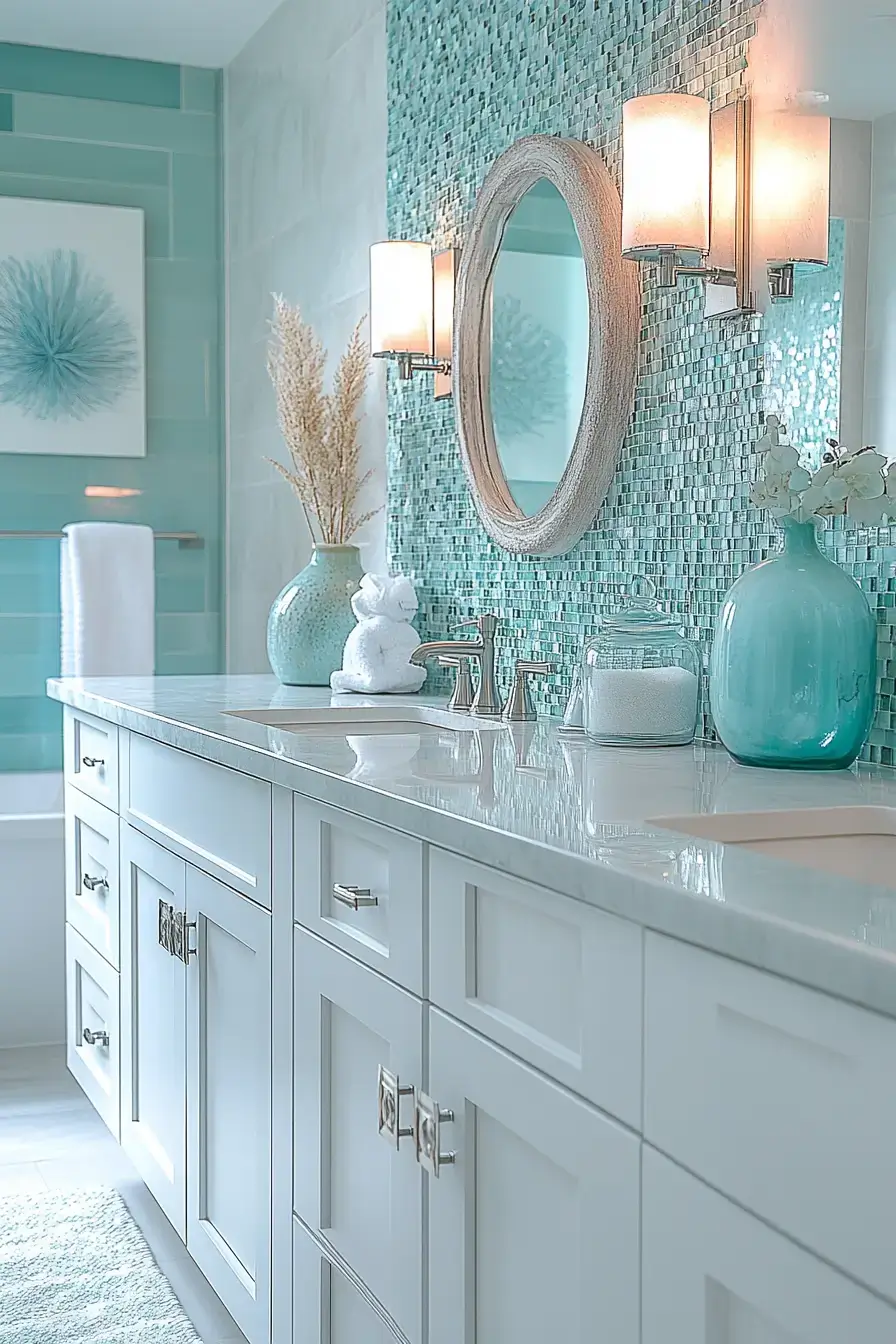 modern coastal bathroom