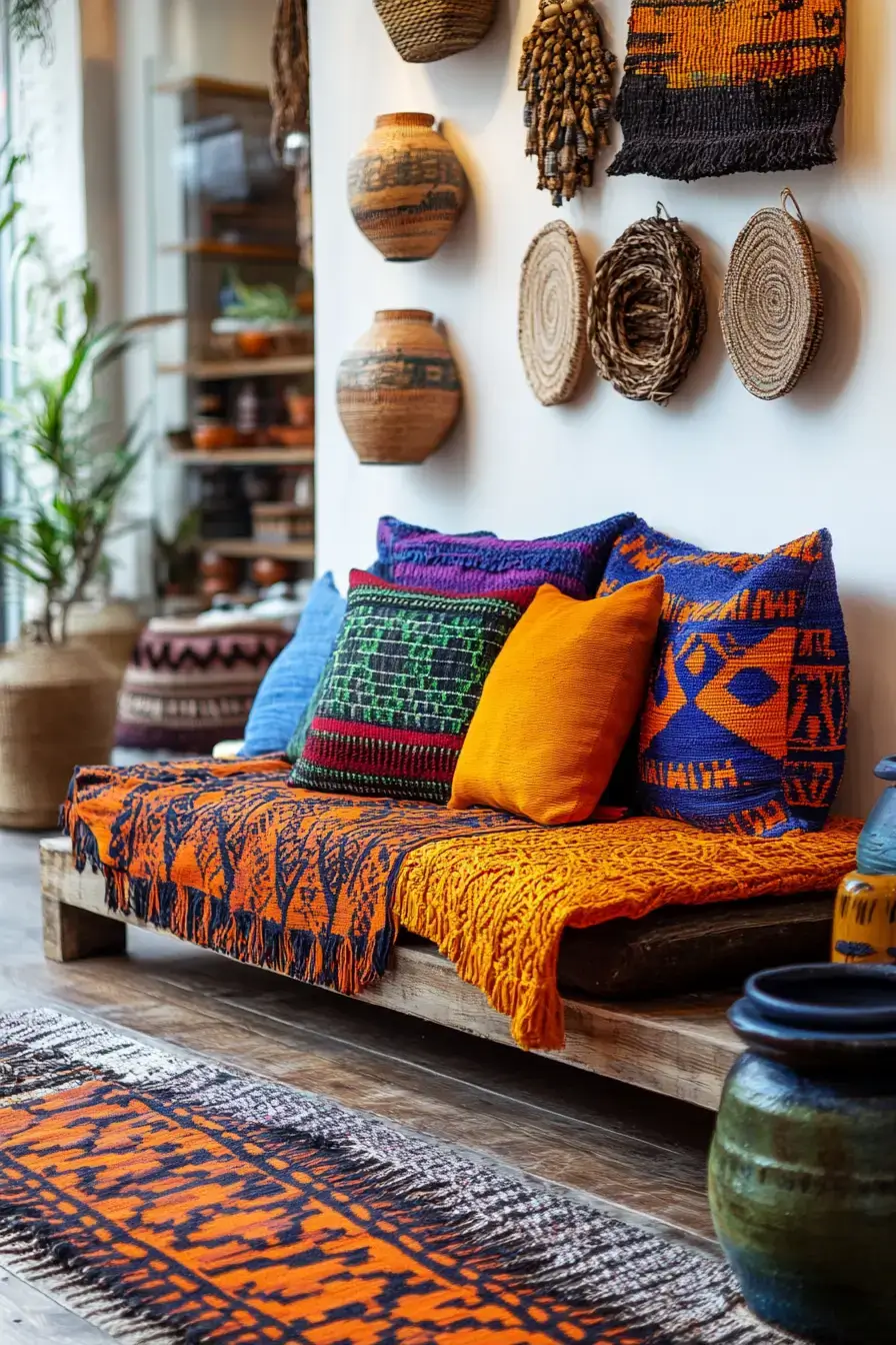 afro bohemian style decor