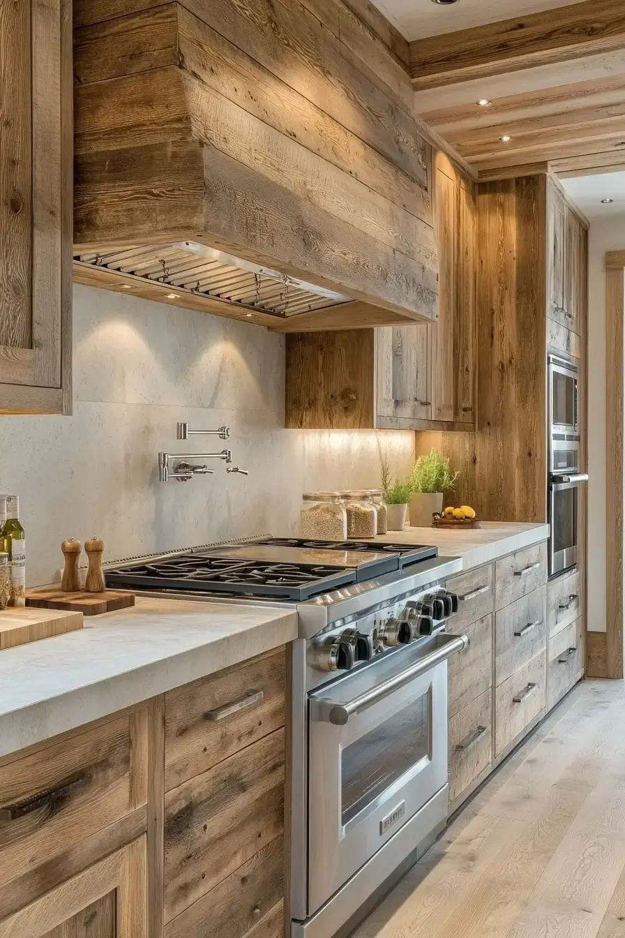 rustic kitchen cabinets