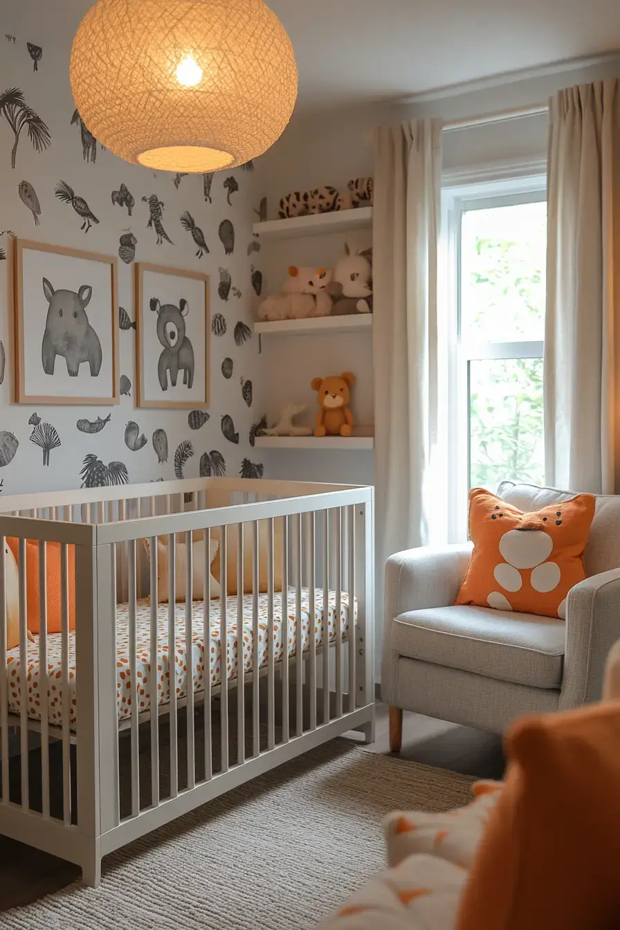 safari baby room