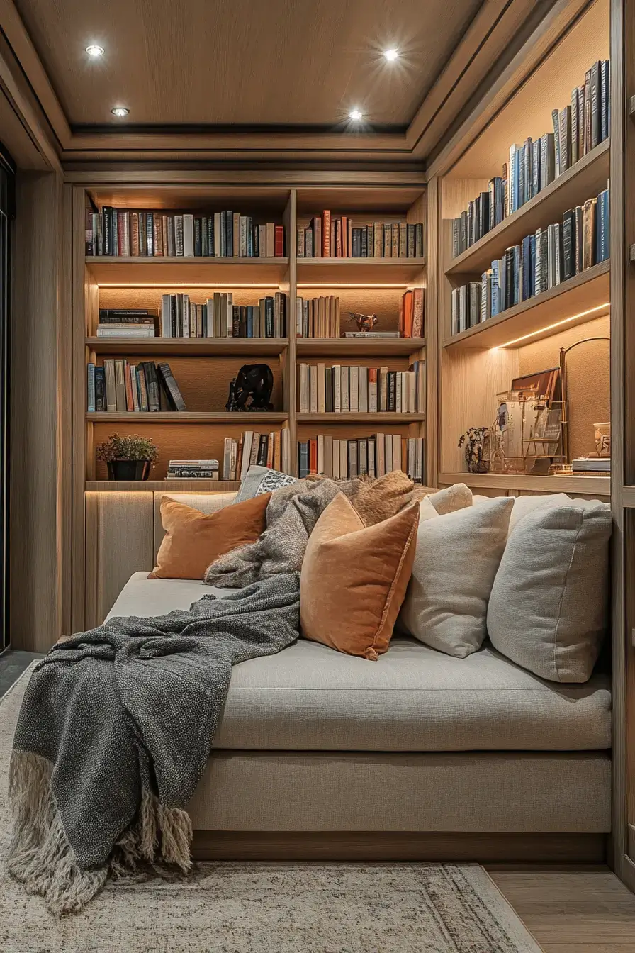 cozy home library