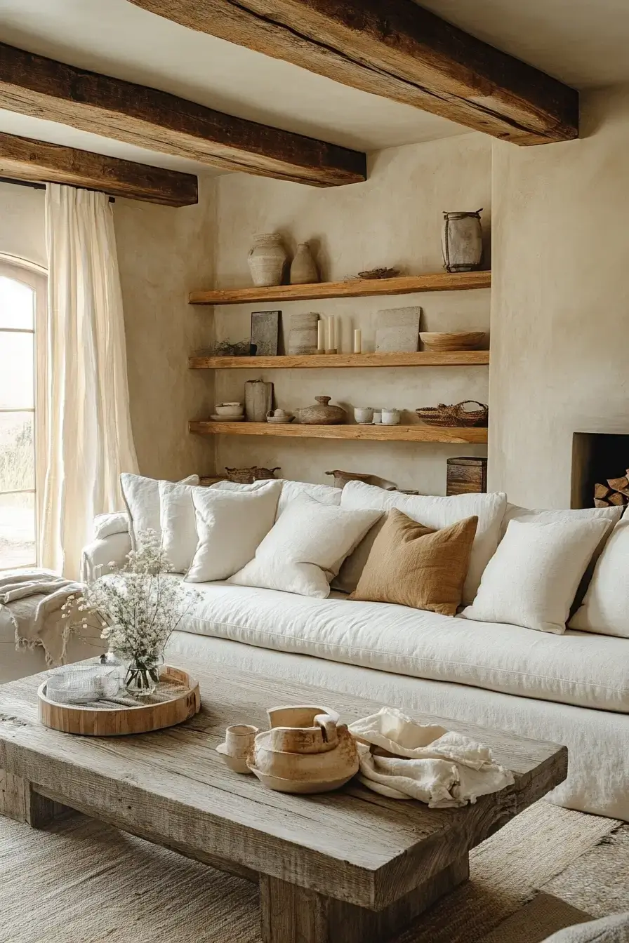 rustic farmhouse living room