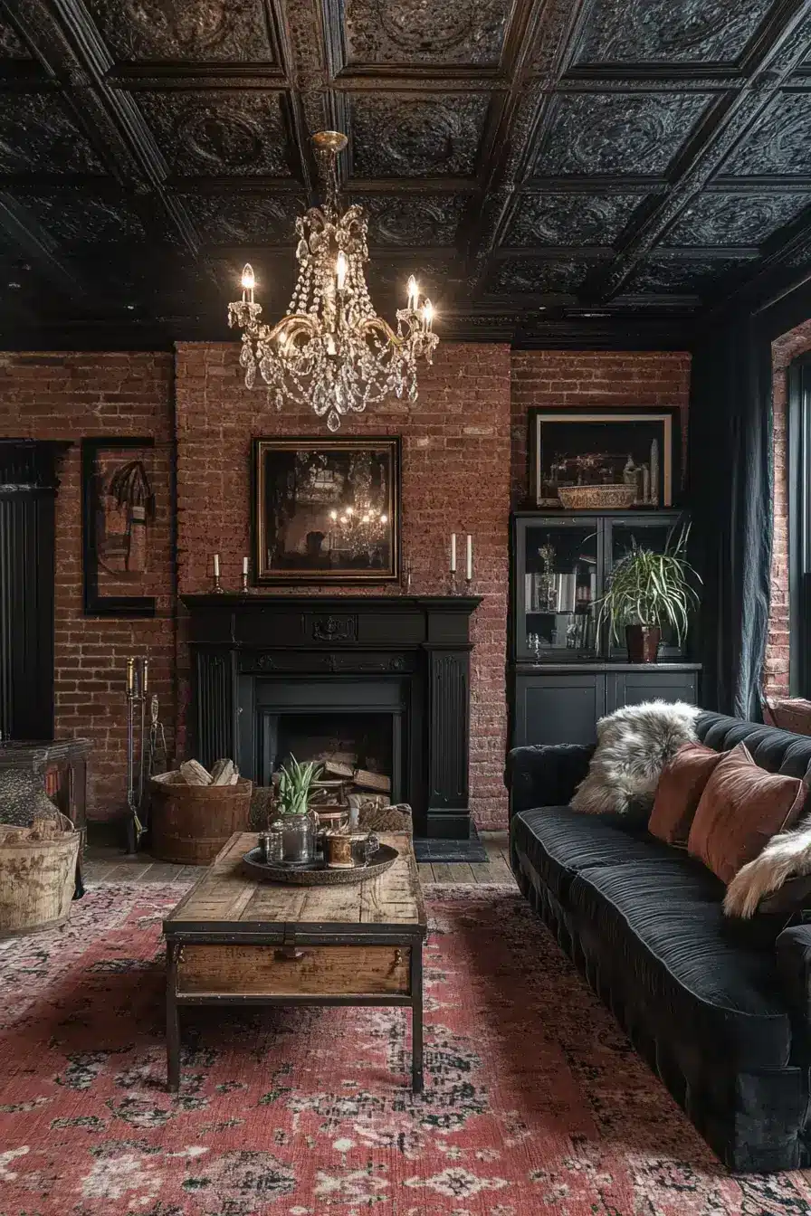 rustic living room decor
