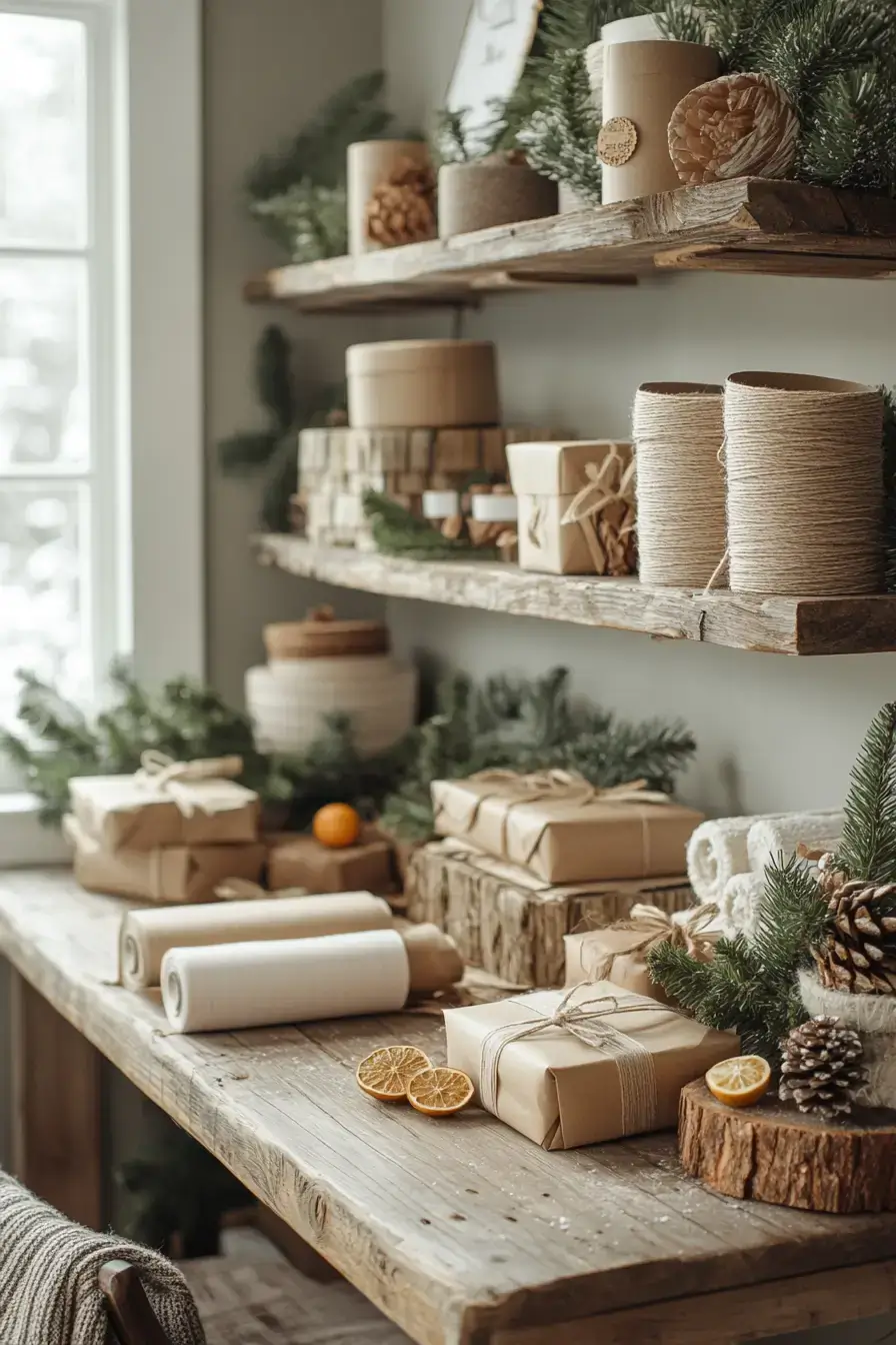 rustic christmas decor