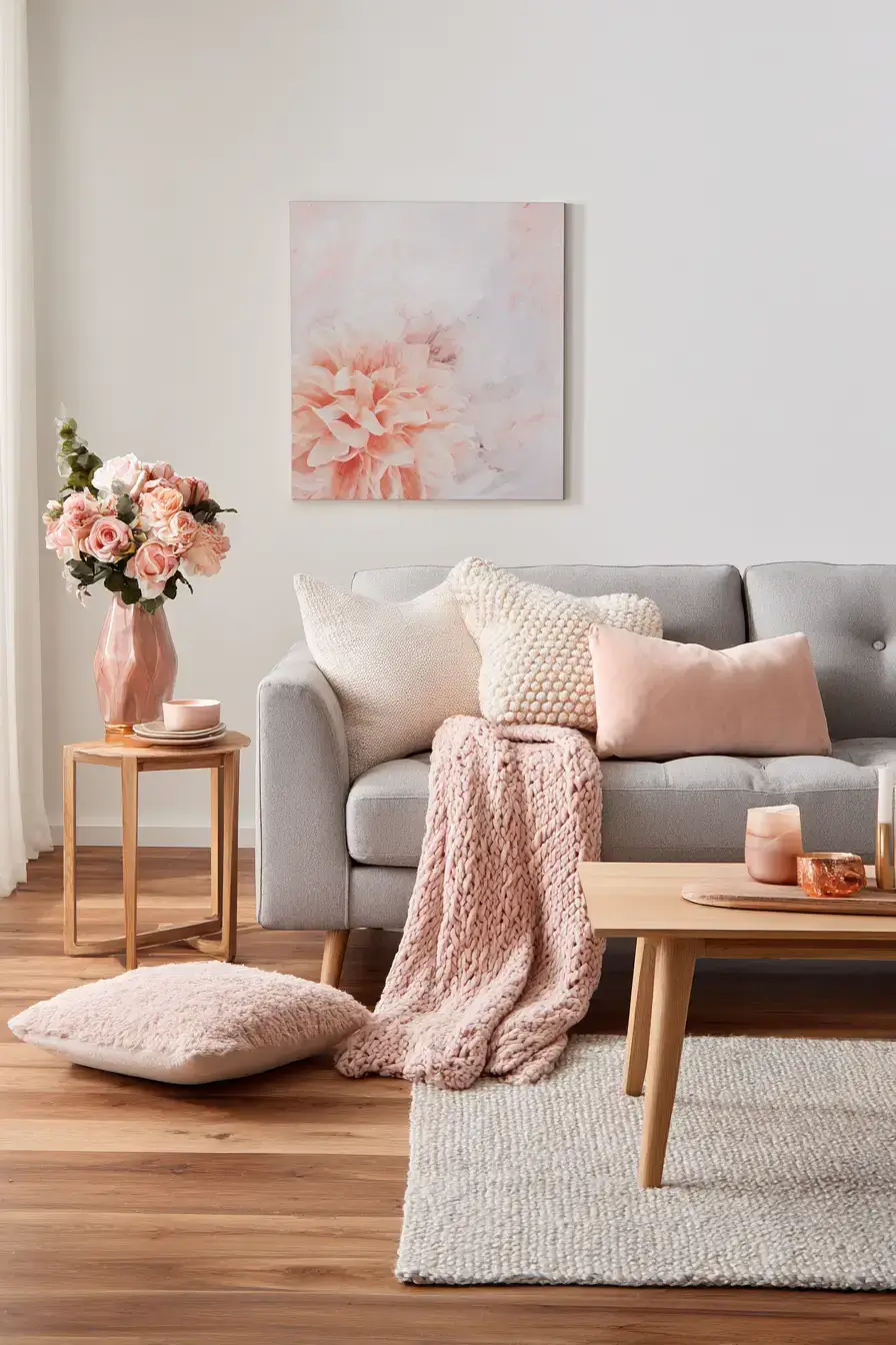 cozy minimalist living room