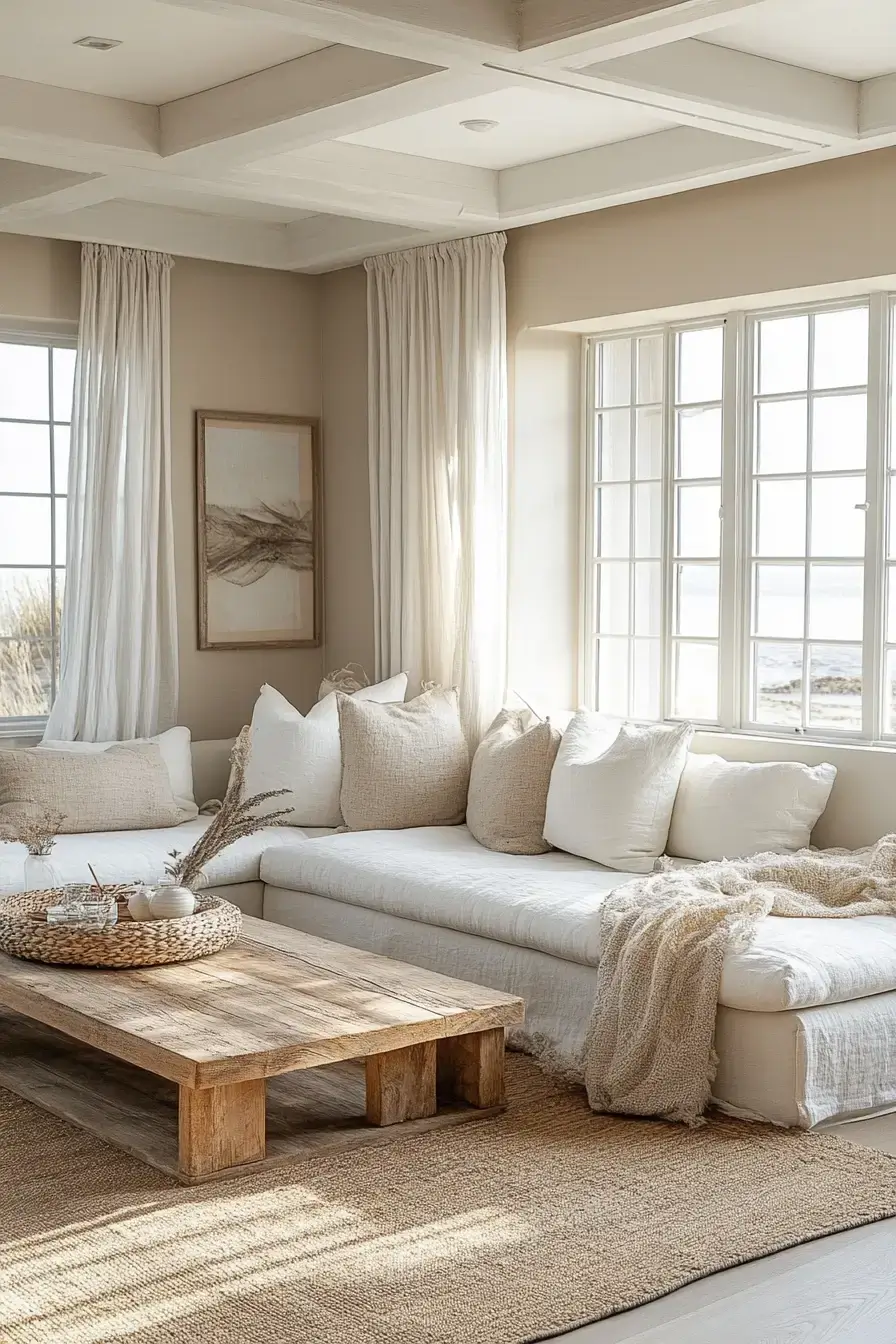 beige living room