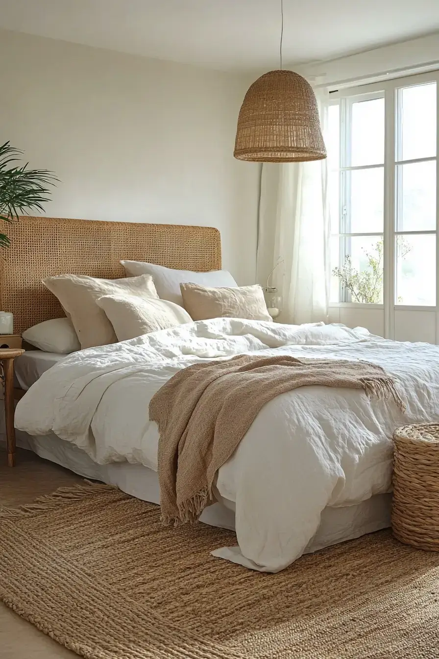 minimalist boho bedrooms